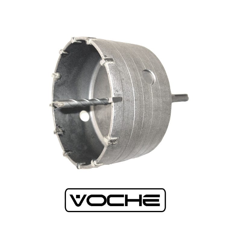Voche Hole Drill Voche Core Drill Hole Cutter 110mm - Sds Arbor - Tungsten Carbide Tipped (TCT) - Heavy Duty