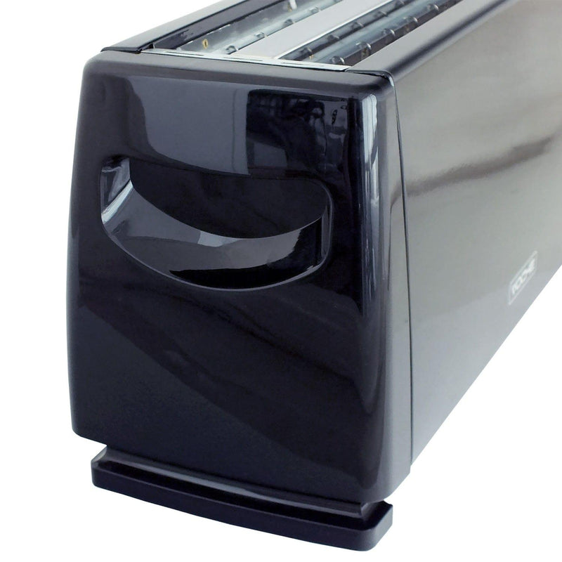 Voche Kettle & Toaster Set Voche Black Cordless Kettle & 4 Slice Longslot Toaster Set