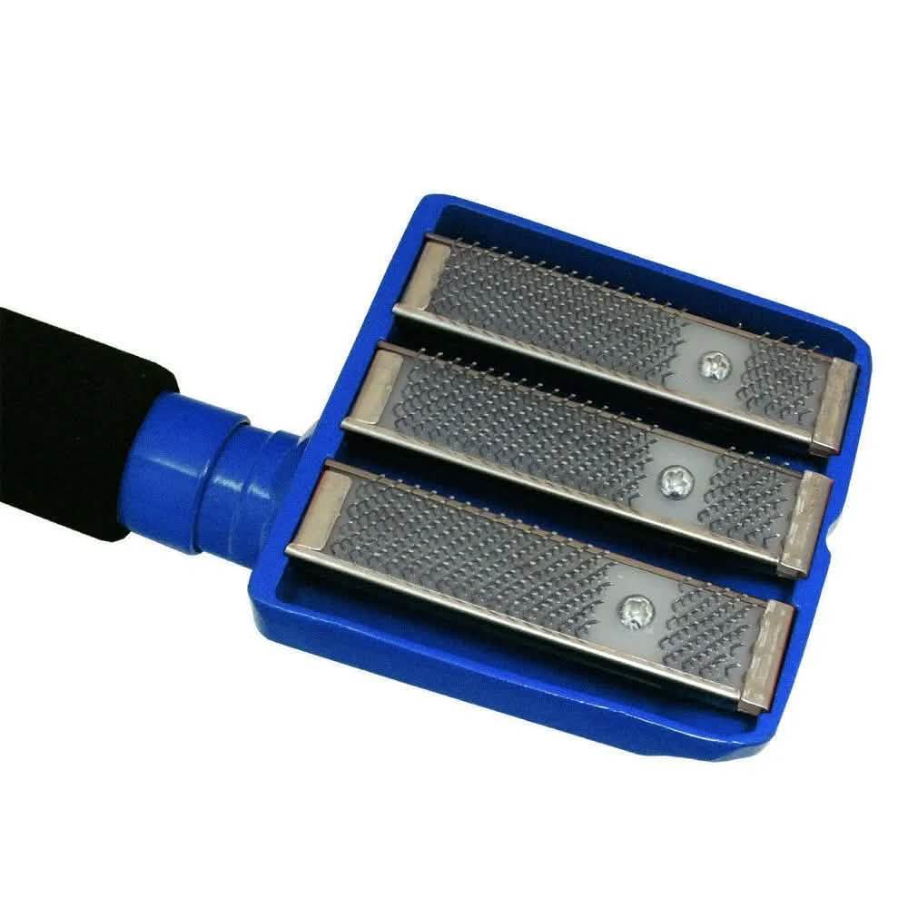 Voche knee kicker Voche Carpet Fitters Knee Kicker Installer Stretcher Gripper Laying Tool Blue