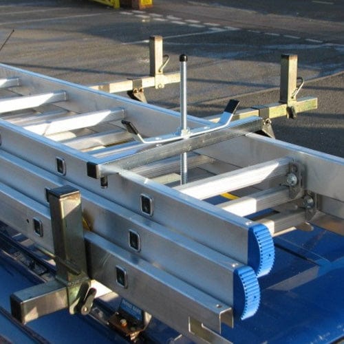 Voche Ladder Clamps Voche® 2Pc Universal Fitting Lockable Car Van Roof Rack Ladder Clamps & Padlocks