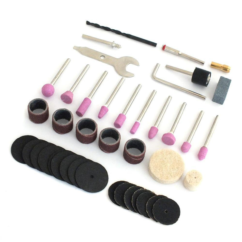 Voche Mini Drill Rotary Drill Grinder Engraver Multi Tool + Flexishaft + 42 Accessories