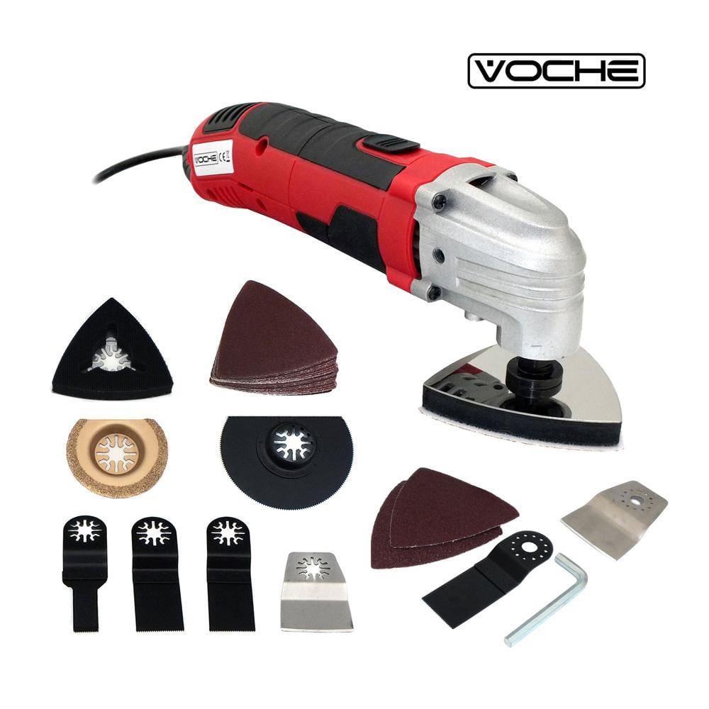 Voche Oscillating Multi Function Power Tool VOCHE 300W ELECTRIC OSCILLATING MULTI TOOL WITH 47PC ACCESSORIES SET CORDED