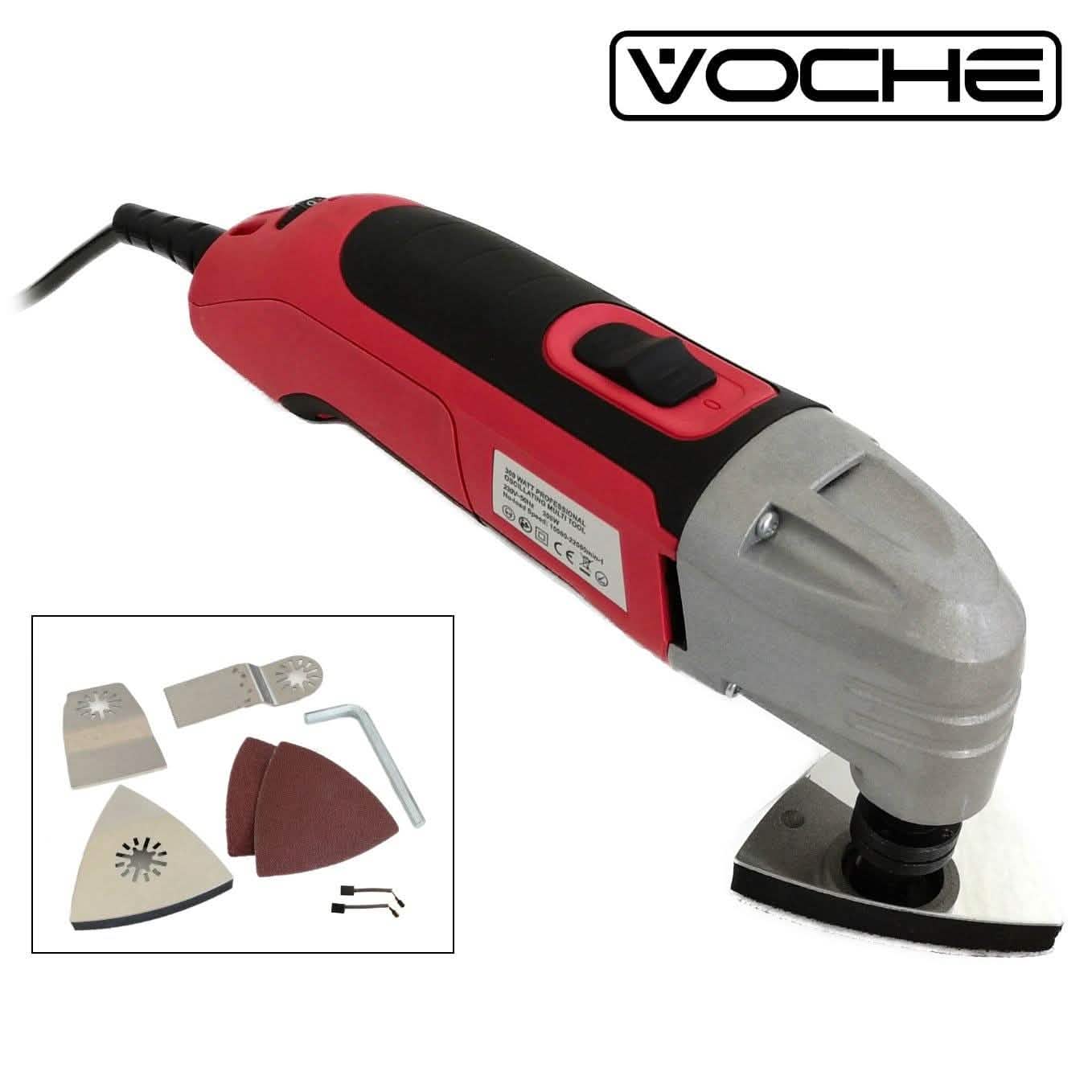 Voche Oscillating Power Tool - Multi Function Detail Sander Scraper Cutter Voche 300W