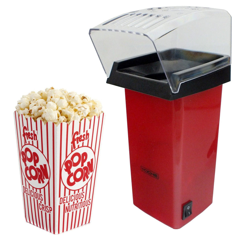 Voche Popcorn Makers Electric Hot Air Popcorn Maker Pop Corn Making Popping Popper Machine