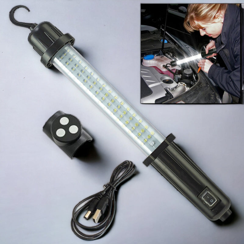 Voche torch VOCHE 100 LED RECHARGEABLE CORDLESS WORK GARAGE INSPECTION LAMP TORCH WORKLIGHT