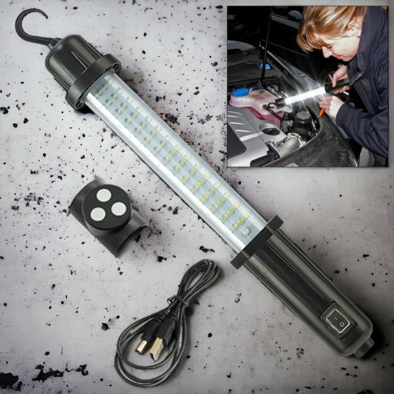Voche torch VOCHE 100 LED RECHARGEABLE CORDLESS WORK GARAGE INSPECTION LAMP TORCH WORKLIGHT