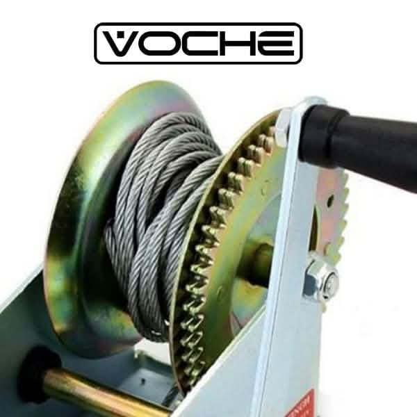 Voche Voche® 1200Lb Manual Hand Powered Winch Boat Marine Car Trailer With 20M Cable