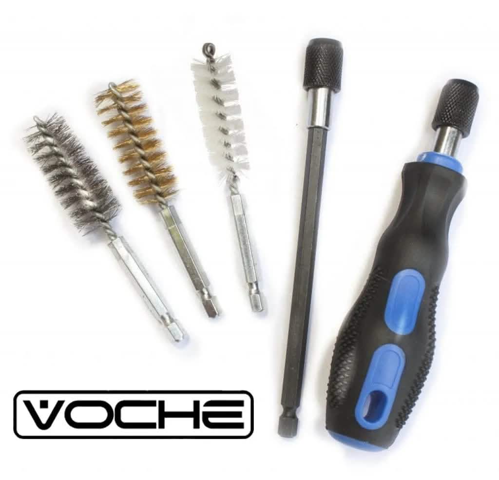 Voche Voche® 20 Part 1/4" Hex Twist Wire Brush Part Cleaning Rust Cleaner Car Wheel