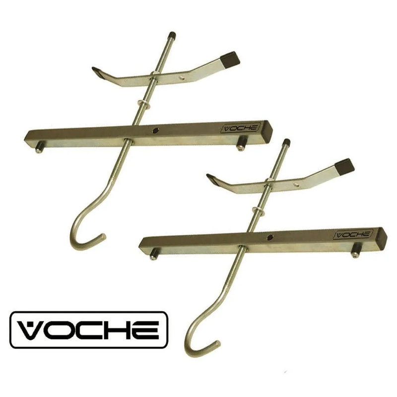 Voche Voche® 2Pc Universal Fitting Lockable Heavy Duty Car Van Roof Rack Ladder Clamps