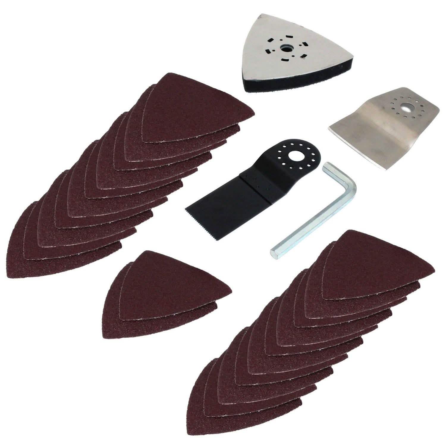 Voche Voche 300W Multi Function Oscillating Detail Sander Cutter Scraper + 25 Access