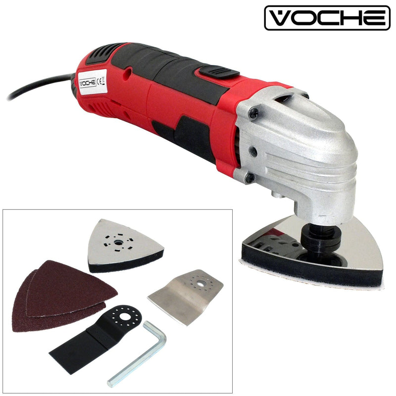 Voche Voche® 300W Multi-Function Oscillating Detail Sander Cutter & Scraper Power Tool