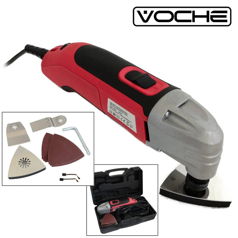 Voche Voche 300w Multi Function Oscillating Power Tool + 18pc Accessories + Carry Case