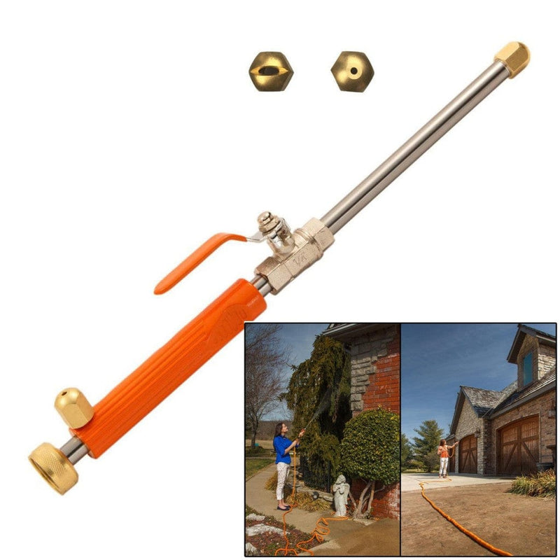 Voche VOCHE® 3METRE TELESCOPIC WATER FED WASH BRUSH + HIGH PRESSURE POWER WASHER LANCE