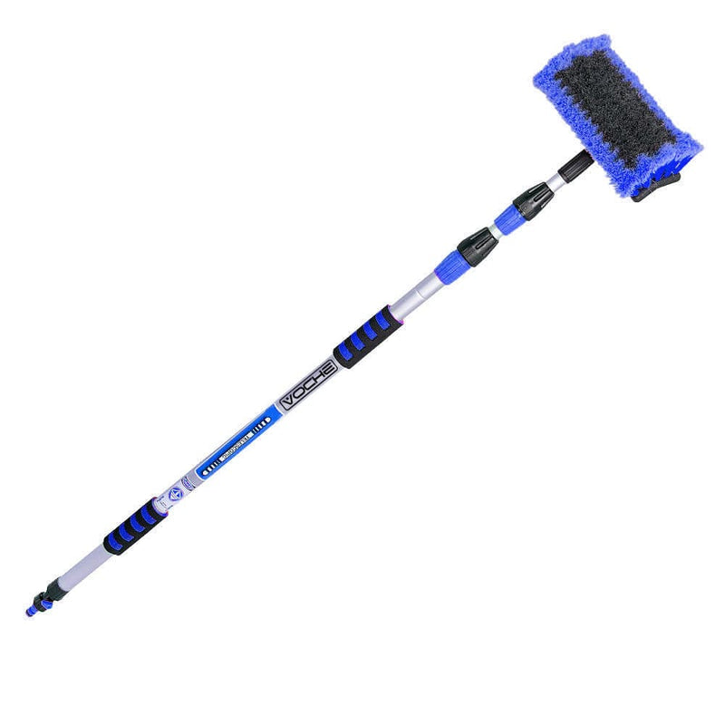 Voche VOCHE® 3METRE TELESCOPIC WATER FED WASH BRUSH + HIGH PRESSURE POWER WASHER LANCE