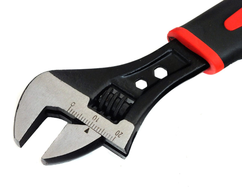 Voche Voche 4Pc Black Heavy Duty Adjustable Wrench Spanner Set 6" 8" 10" 12" *Life Warranty*