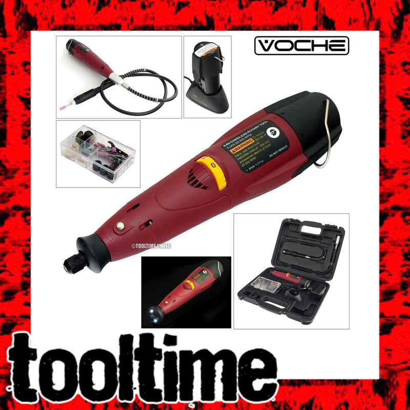 Voche Voche 70Pc Cordless Rechargeable Multi-Speed Mini Rotary Drill + Flexi  + Case