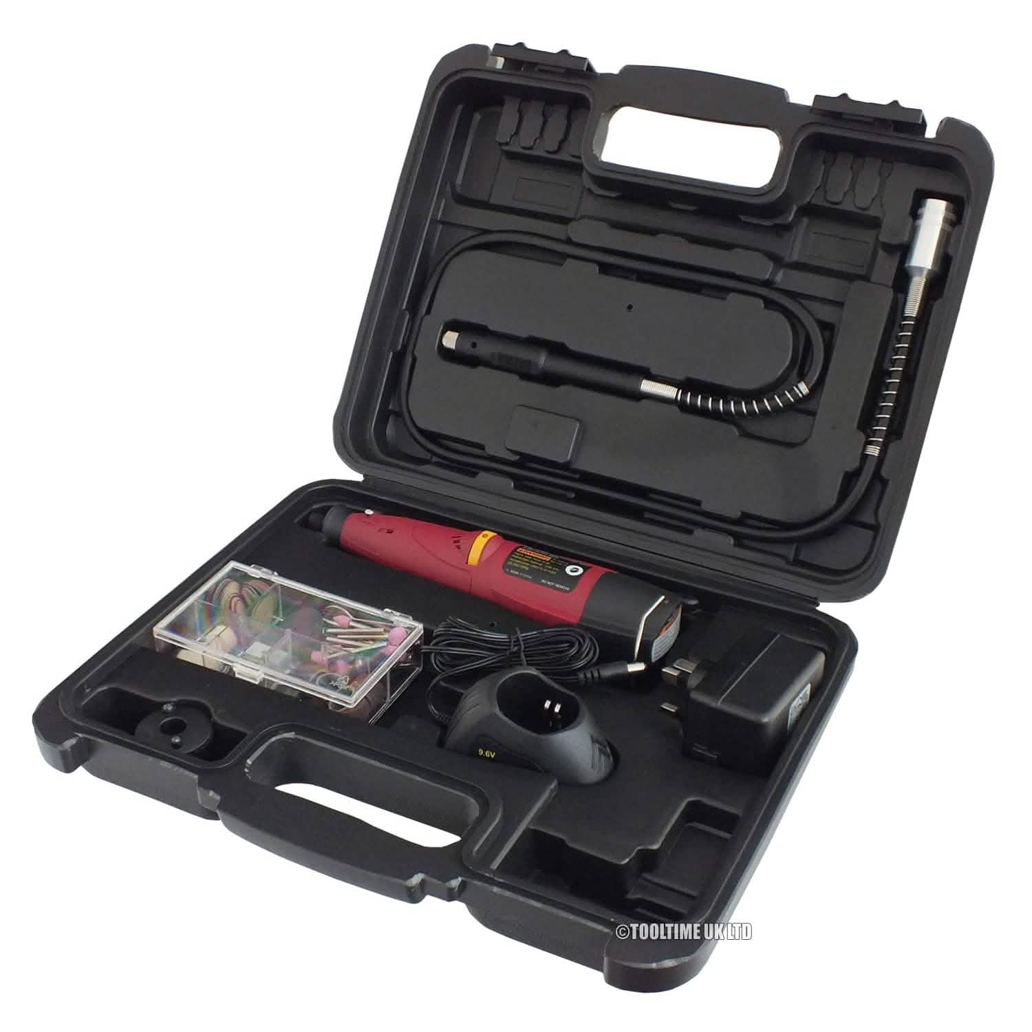Voche Voche 70Pc Cordless Rechargeable Multi-Speed Mini Rotary Drill + Flexi  + Case