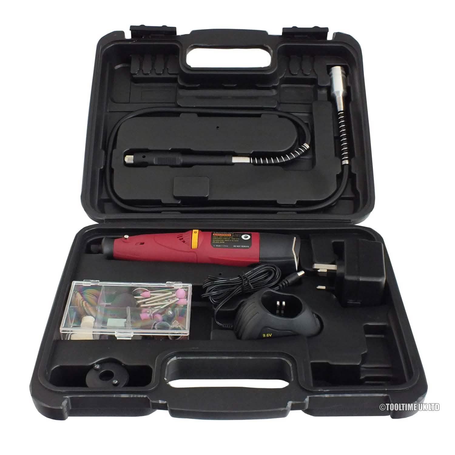 Voche Voche 70Pc Cordless Rechargeable Multi-Speed Mini Rotary Drill + Flexi  + Case