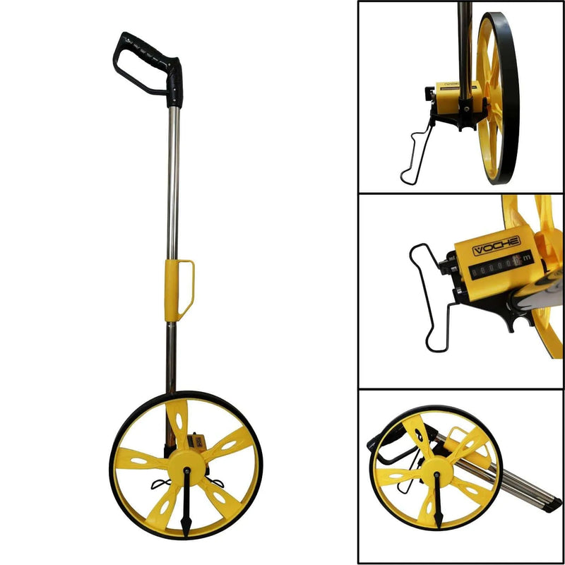 Voche Voche Foldable Distance Measuring Wheel + Stand & Bag Surveyors Builders Road