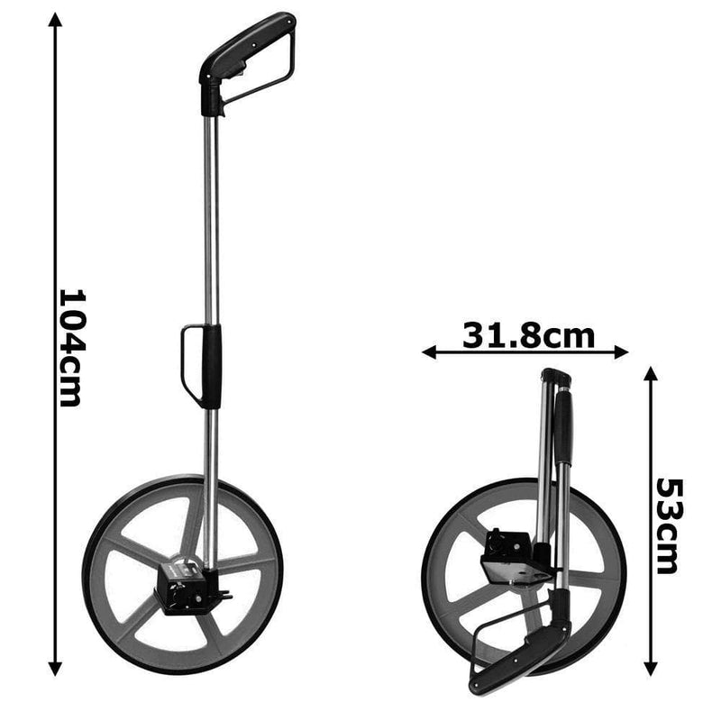 Voche Voche Folding Distance Measuring Wheel C/W Stand & Bag Surveyors Builders Roads