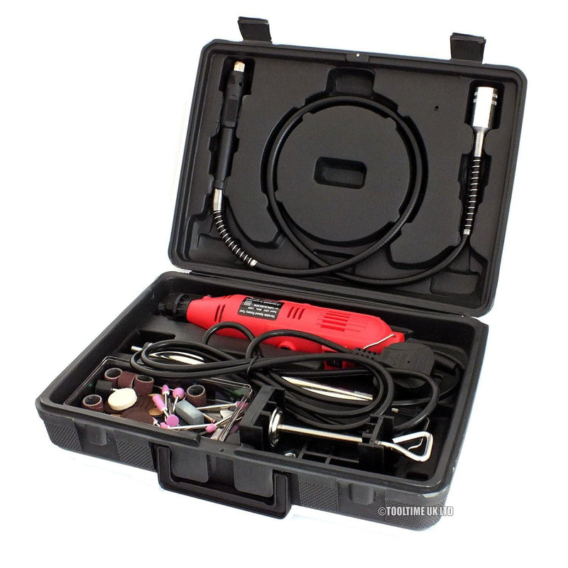 Voche Voche®Mini Rotary Drill Multi Tool Kit + 40Pc Accessories Flexi Shaft + Stand