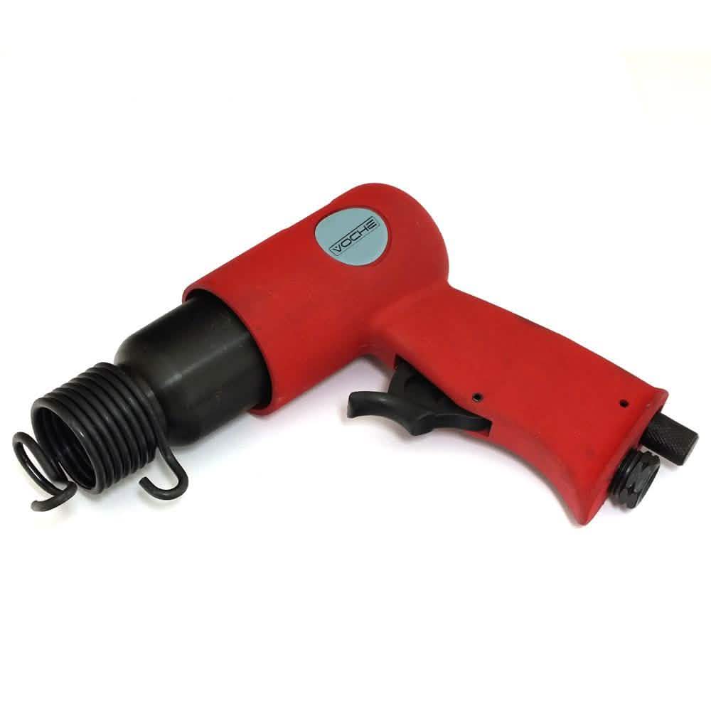 Voche Voche Red 150Mm Air Hammer Chisel + 4 Chisels + Needle Descaler Rust Remover