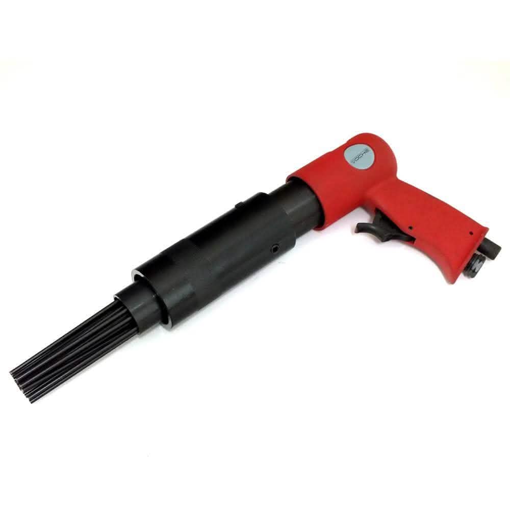 Voche Voche Red 150Mm Air Hammer Chisel + 4 Chisels + Needle Descaler Rust Remover