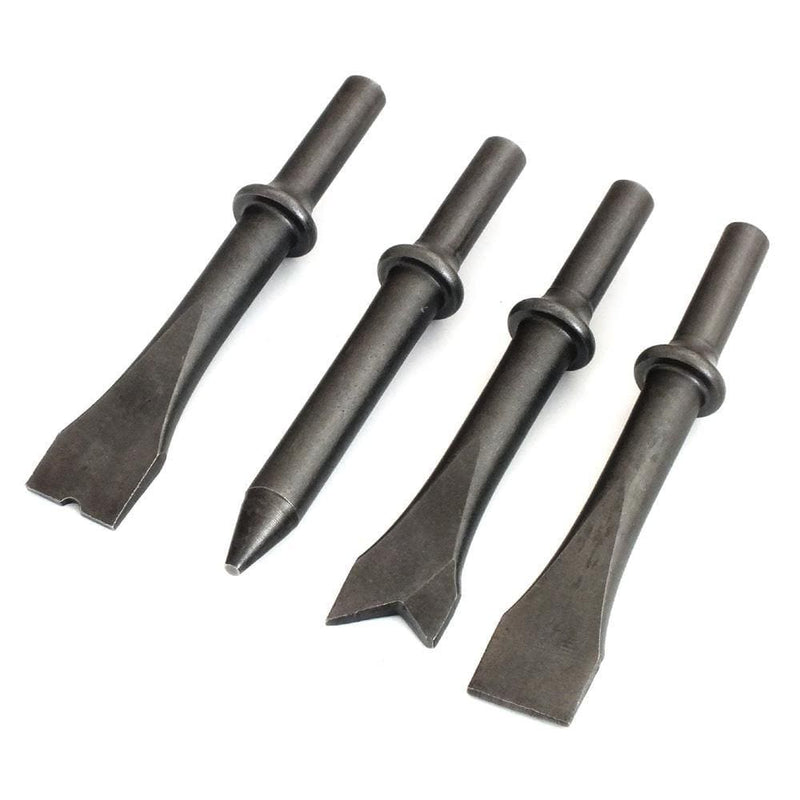 Voche Voche Red 150Mm Air Hammer Chisel + 4 Chisels + Needle Descaler Rust Remover