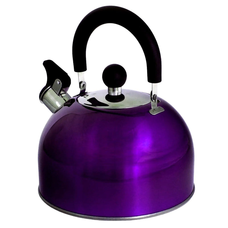 Voche Whistling Stovetop Kettle Voche 2.5L Metallic Purple Stainless Steel Whistling Stovetop Kettle