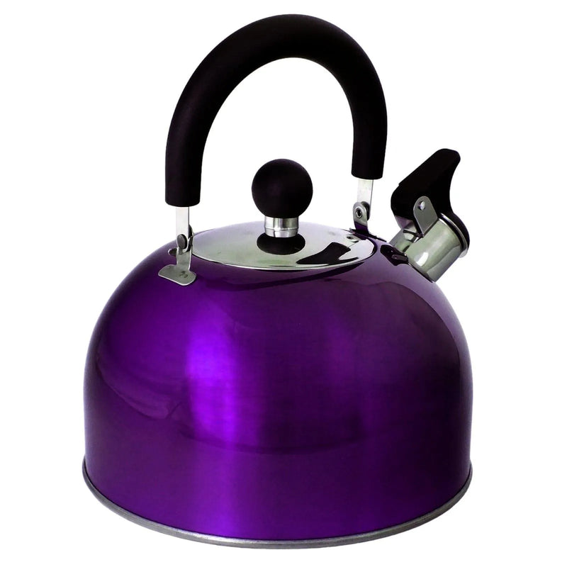 Voche Whistling Stovetop Kettle Voche 2.5L Metallic Purple Stainless Steel Whistling Stovetop Kettle