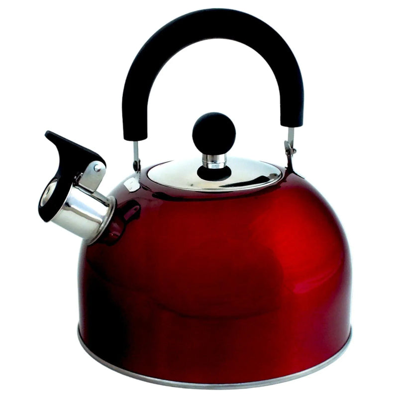 Voche Whistling Stovetop Kettle Whistling Kettle Stainless Steel Gas Electric Induction 2.5L - Choice Of Colour