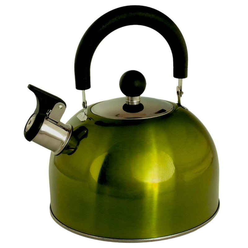 Voche Whistling Stovetop Kettle Whistling Kettle Stainless Steel Gas Electric Induction 2.5L - Choice Of Colour