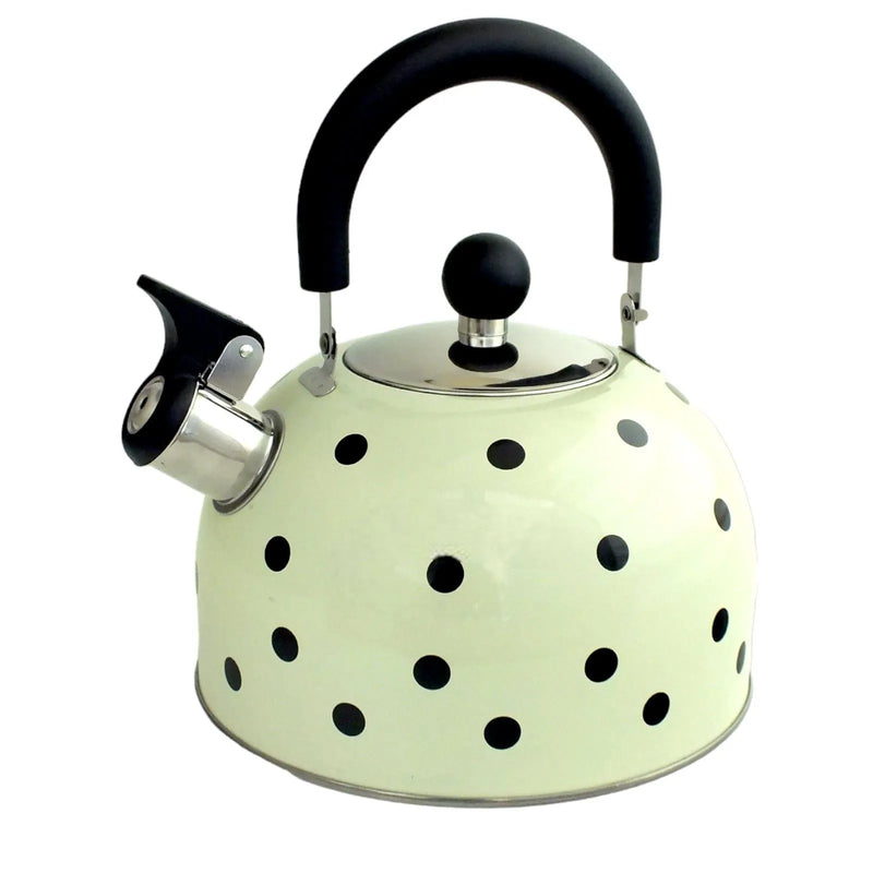 Voche Whistling Stovetop Kettle Whistling Kettle Stainless Steel Gas Electric Induction 2.5L - Choice Of Colour