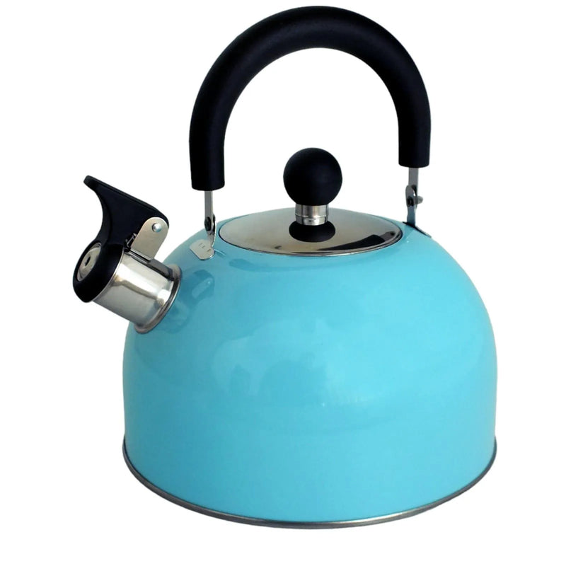 Voche Whistling Stovetop Kettle Whistling Kettle Stainless Steel Gas Electric Induction 2.5L - Choice Of Colour