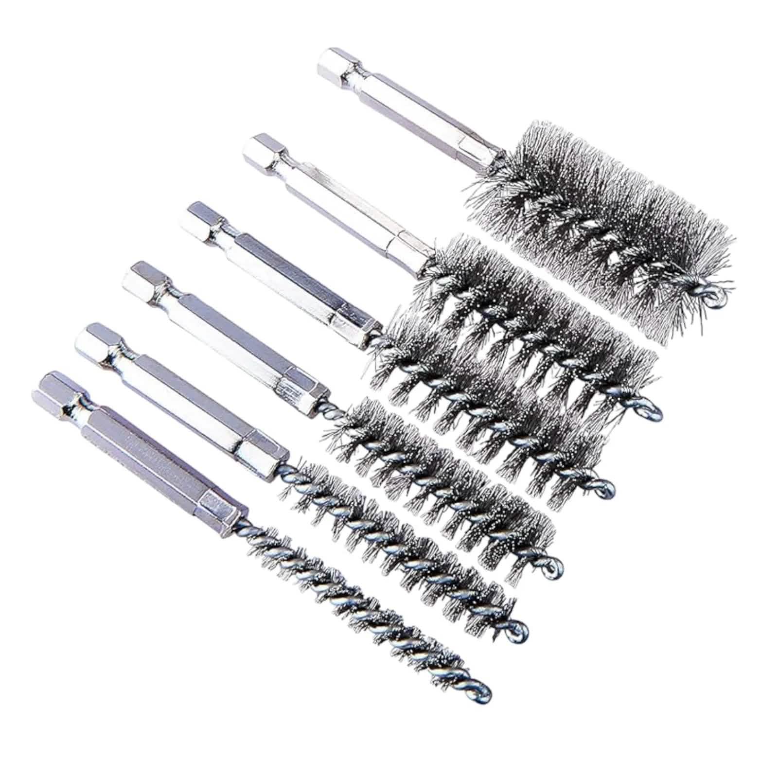 Voche wire brush Wire Brush Set Steel Brass Nylon Hex Cleaning Rust Cleaner Car Wheel 19pc Voche