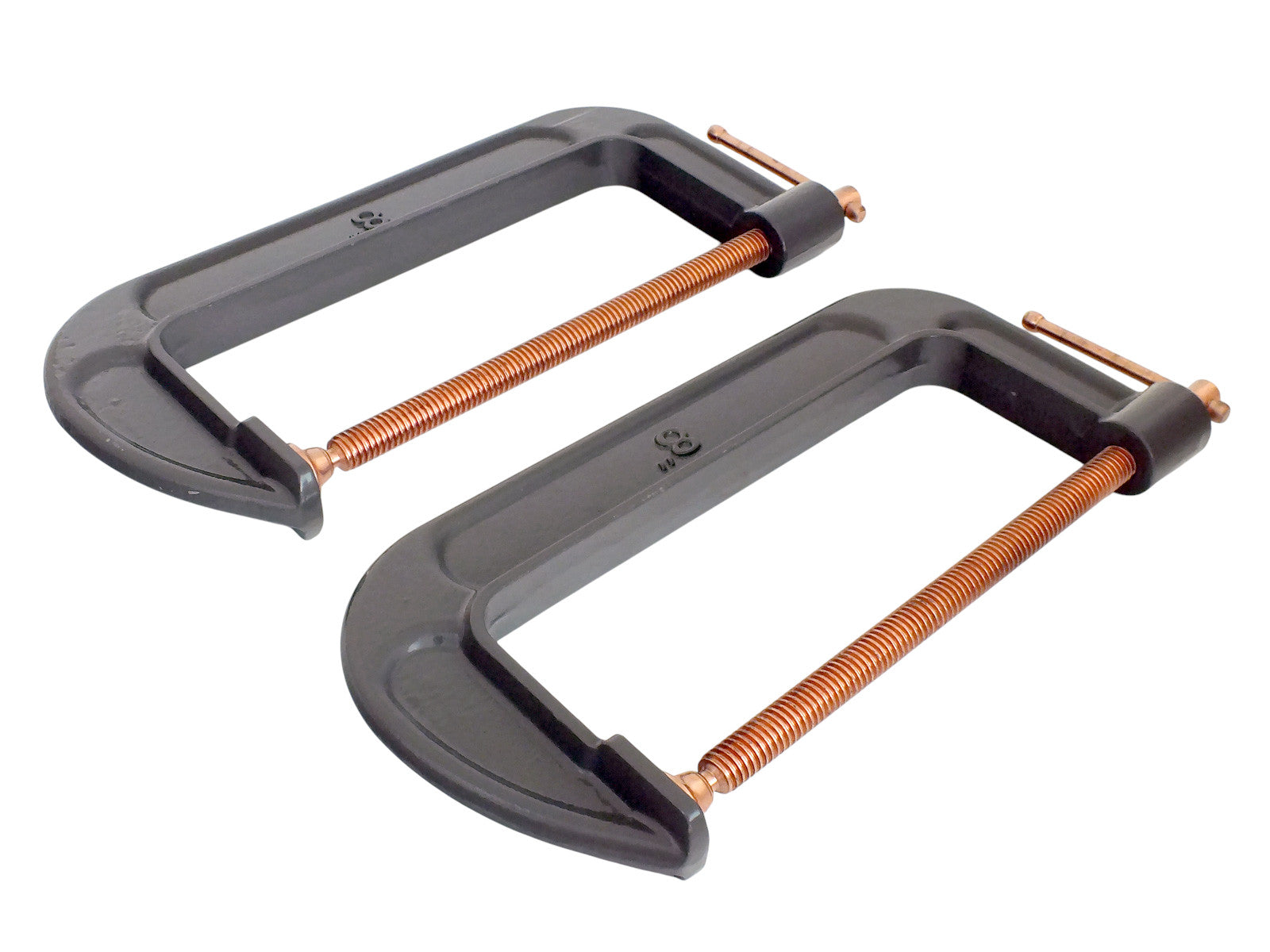 Pack of 2 Amtech 8" G Clamps Heavy Duty 200mm G-Clamps