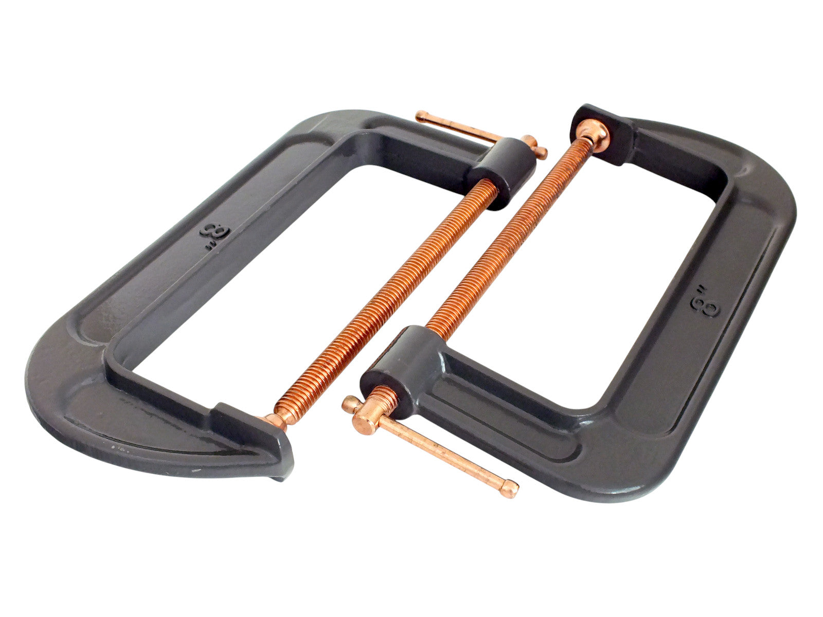 Pack of 2 Amtech 8" G Clamps Heavy Duty 200mm G-Clamps