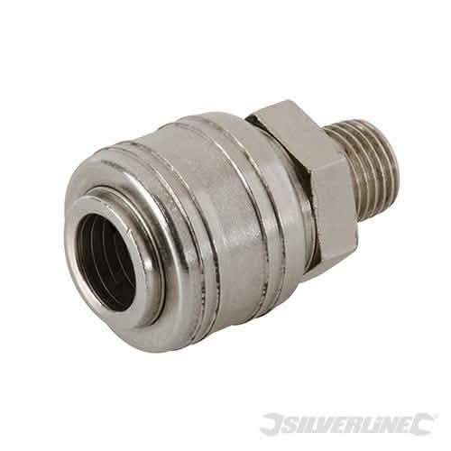 1/4" Bsp Euro Air Line Male Thread Quick Coupler