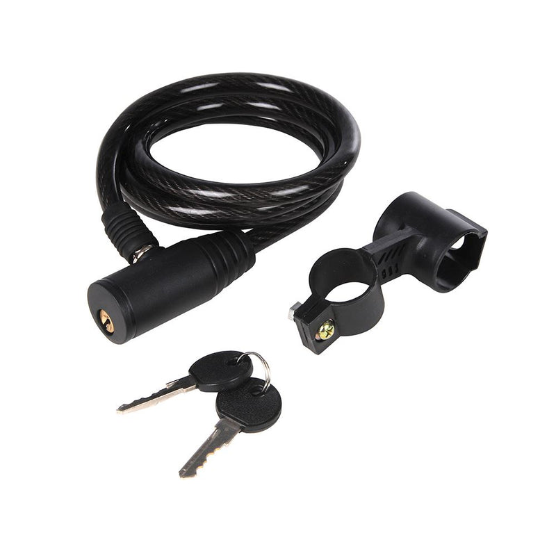 10 X 1200MM CABLE BIKE LOCK 441168 FOR BIKE TOOLS SAFETY SECURITY-tooltime.co.uk