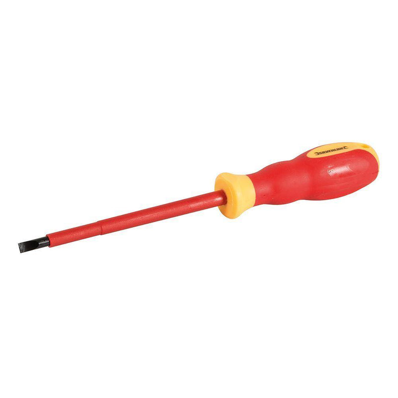 1.0 X 5.5 X 125MM VDE SOFT-GRIP ELECTRICIANS SCREWDRIVER SLOTTED 460213-tooltime.co.uk