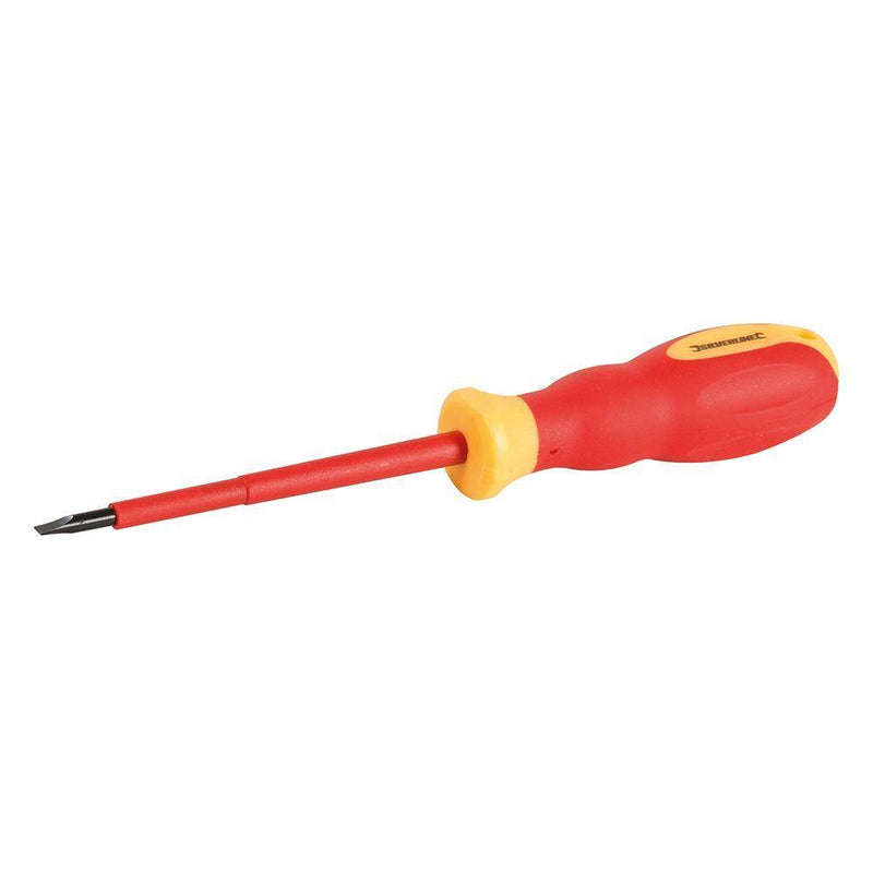 0.8 X 4 X 100MM VDE SOFT-GRIP ELECTRICIANS SCREWDRIVER SLOTTED 716610 - tooltime.co.uk