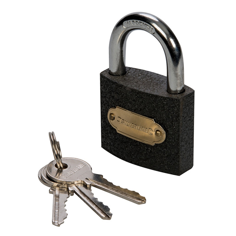 Silverline 50Mm Iron Padlock Mss04I Security Safety Lock - Lifetime Warranty