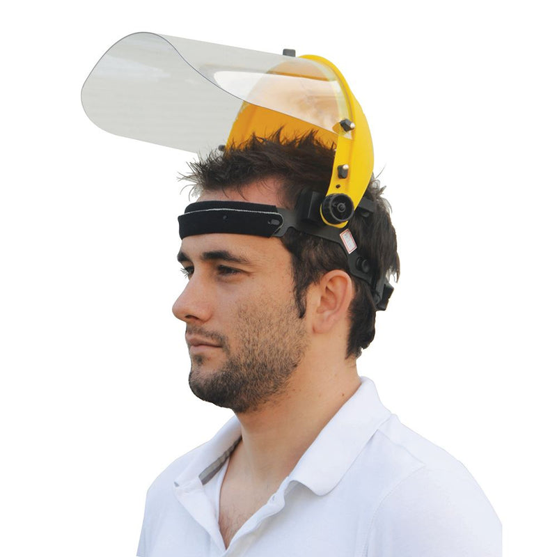 CLEAR FACE SHIELD & VISOR 140863 - tooltime.co.uk