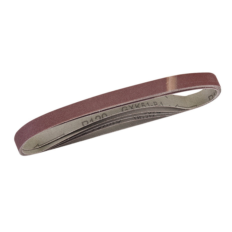 Silverline 120 Grit Sanding Belts 13 X 457Mm 5Pk 636004