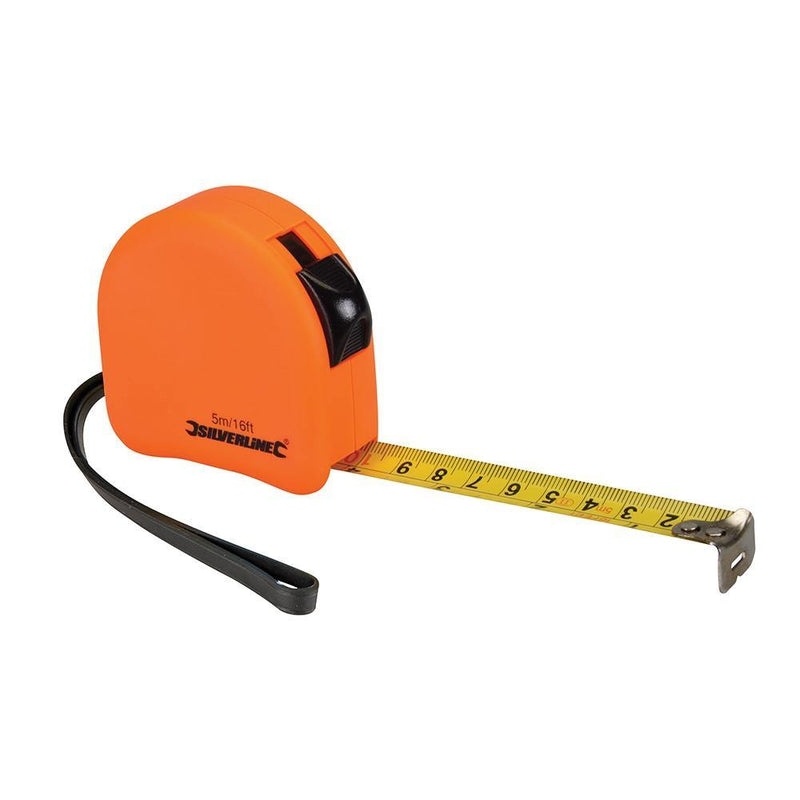 Silverline 5M X 19Mm Hi-Vis Contour Tape Mt05
