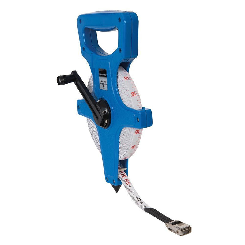 Silverline 30M Open Reel Surveyors Tape Mt45
