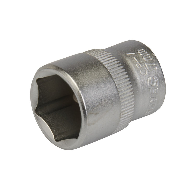 Silverline 17Mm Socket 3/8" Drive Metric 865282