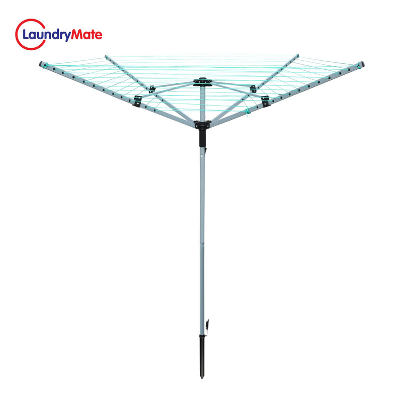 40M Rotary Airer With 4 Arms For Garden