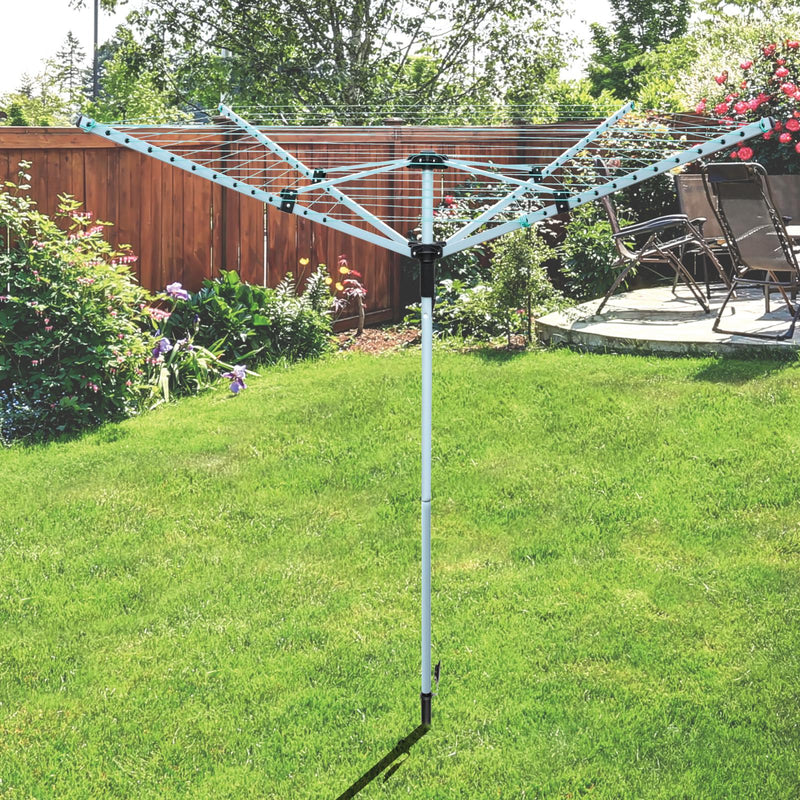 40M Rotary Airer With 4 Arms For Garden
