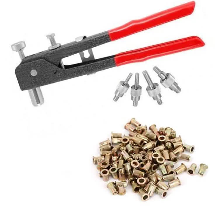 £19.95 158pc Threaded Rivet Nut Insert Tool Rivnut Nutsert M4-M8 Kit ...